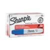 Sharpie Chisel Tip Permanent Marker, Medium Chisel Tip, Blue, Dozen