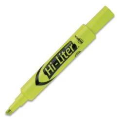 Avery HI-LITER Desk-Style Highlighters, Fluorescent Yellow Ink, Chisel Tip, Yellow/Black Barrel, 200/Box -Office Supplies Shop ee3b9349b93f8e023e43a6554ad19c7eff