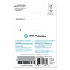 HP Premium Plus Photo Paper, 11.5 Mil, 4 X 6, Soft-Gloss White, 100/Pack -Office Supplies Shop ee6178dd0e7c17cb6cc32d37506957f45e