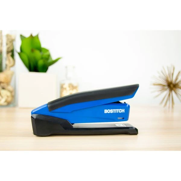 Bostitch InPower Spring-Powered Desktop Stapler, 20-Sheet Capacity, Blue 10 Bostitch InPower Spring-Powered Desktop Stapler, 20-Sheet Capacity, Blue - Image 8