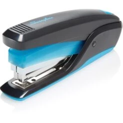 Swingline QuickTouch Reduced Effort Full Strip Stapler, 20-Sheet Capacity, Black/Blue -Office Supplies Shop f20d6f3d90bae93c1a96074c2e152345ca