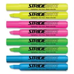 StrideBrite Tank Highlighter, Assorted Ink Colors, Chisel Tip, Assorted Barrel Colors, 12/Pack -Office Supplies Shop f243ad66f9c5290725dfdc369a74207241