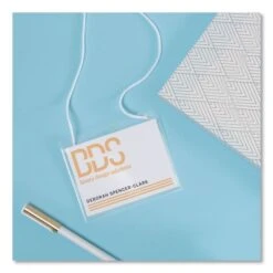 Avery Necklace-Style Badge Holder W/Laser/Inkjet Insert, Top Load, 4 X 3, WE, 100/Box -Office Supplies Shop f2b09f59093877e32e90ae3fedfa4b4bf0