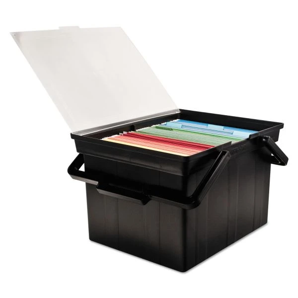 Advantus Companion Portable File, Letter/Legal Files, 17" X 14" X 11", Black 6 Advantus Companion Portable File, Letter/Legal Files, 17" X 14" X 11", Black - Image 4