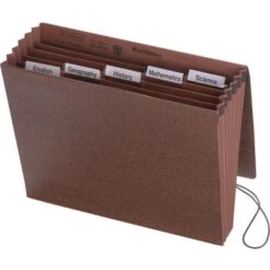 Smead Six-Pocket Subject File With Insertable Tabs, 5.25" Expansion, 6 Sections, Elastic Cord, 1/5-Cut Tabs, Letter Size, Redrope 7 Smead Six-Pocket Subject File With Insertable Tabs, 5.25" Expansion, 6 Sections, Elastic Cord, 1/5-Cut Tabs, Letter Size, Redrope -Office Supplies Shop f3245cbcb95e910d921b47ca9e124a9485