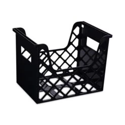 Universal Recycled Extra Capacity Desktop File Holder, Letter Size, 8.5" Long, Black