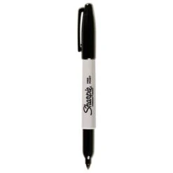 Sharpie Fine Bullet Tip Permanent Marker, Black, Dozen