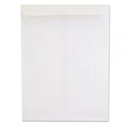 Universal Catalog Envelope, 24 Lb Bond Weight Paper, #10 1/2, Square Flap, Gummed Closure, 9 X 12, White, 250/Box