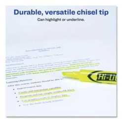 Avery HI-LITER Desk-Style Highlighter Value Pack, Fluorescent Yellow Ink, Chisel Tip, Yellow/Black Barrel, 36/Box 18 Avery HI-LITER Desk-Style Highlighter Value Pack, Fluorescent Yellow Ink, Chisel Tip, Yellow/Black Barrel, 36/Box -Office Supplies Shop f744c1d6b0b3a801cf1e2312b67c4f0057