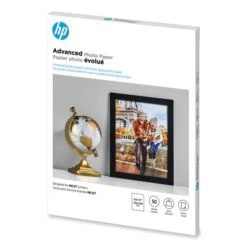 HP Advanced Photo Paper, 10.5 Mil, 8.5 X 11, Glossy White, 50/Pack -Office Supplies Shop f75815294d43f432d39819823e5e3517c0