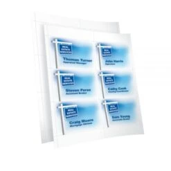 Badge Inserts, 3" X 4", White, Pack Of 300 -Office Supplies Shop f9f7e92674863cf6ab10fea1d84b51607a