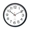 Universal Indoor/Outdoor Round Wall Clock, 13.5" Overall Diameter, Black Case, 1 AA (sold Separately) -Office Supplies Shop fa19347f5d013215fafefb65512738e56f