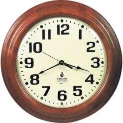 Skilcraft Mahogany Wall Clock