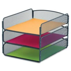 Safco Onyx Letter Tray