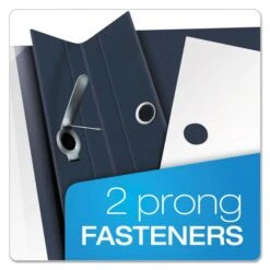 Oxford Clear Front Standard Grade Report Cover, Three-Prong Fastener, 0.5" Capacity, 8.5 X 11, Clear/Dark Blue, 25/Box -Office Supplies Shop fc818230f751a0a854d3a6bcb95d1160af