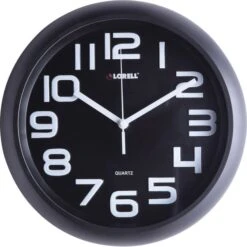 Lorell 11-5/8" Quiet Wall Clock