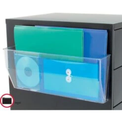 Deflecto Magnetic DocuPocket Wall File, Legal/Letter Size, 15" X 3" X 6.38", Clear -Office Supplies Shop ff1cbe36d11b5d428ab82d364dcee262d1