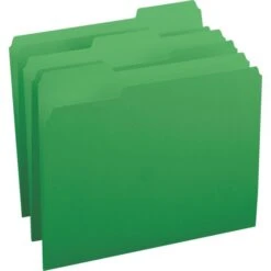 Smead Colored File Folders, 1/3-Cut Tabs: Assorted, Letter Size, 0.75" Expansion, Green, 100/Box -Office Supplies Shop ff89104f1e0f905402019e798e0a1d5bfb
